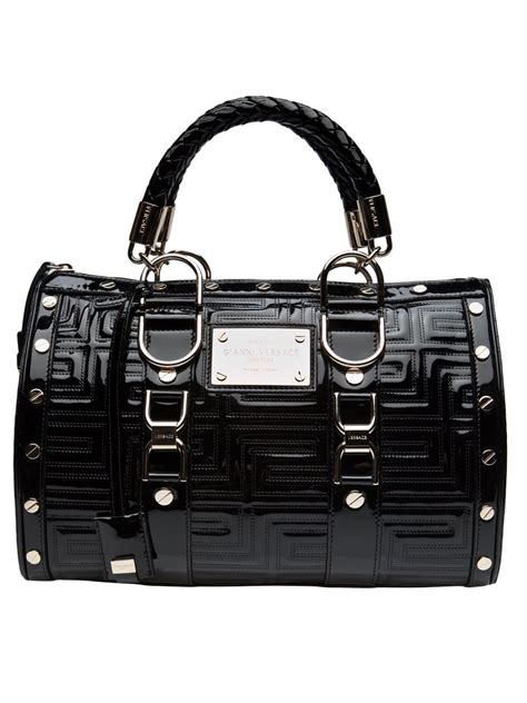 versace patent leather tote bag|buy versace bag online.